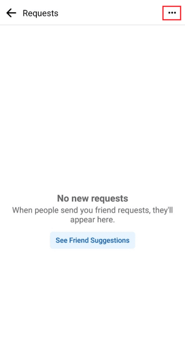 Tap-on-the-three-dotted-icon-1-e1671746894862 كيف ترى طلبات الصداقة المرسلة على Facebook