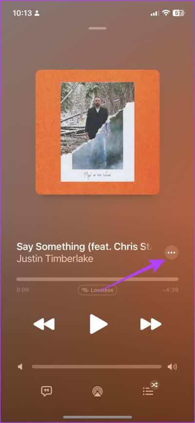 Three-Dots-Icon كيفية عمل قائمة تشغيل على Apple Music وفرزها على iPhone