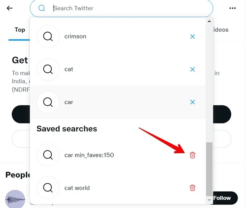 Twitter-Search-Save-Delete.jpg كيفية البحث في Twitter مثل المحترفين