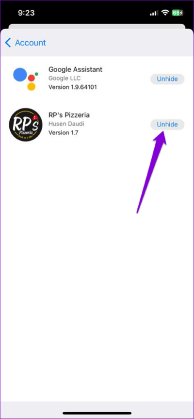 Unhide-Apps-From-Hidden-Purchases-on-iPhone-474x1024-1 كيفية عرض وإدارة تطبيقاتك التي تم تنزيلها مسبقًا على Android و iPhone