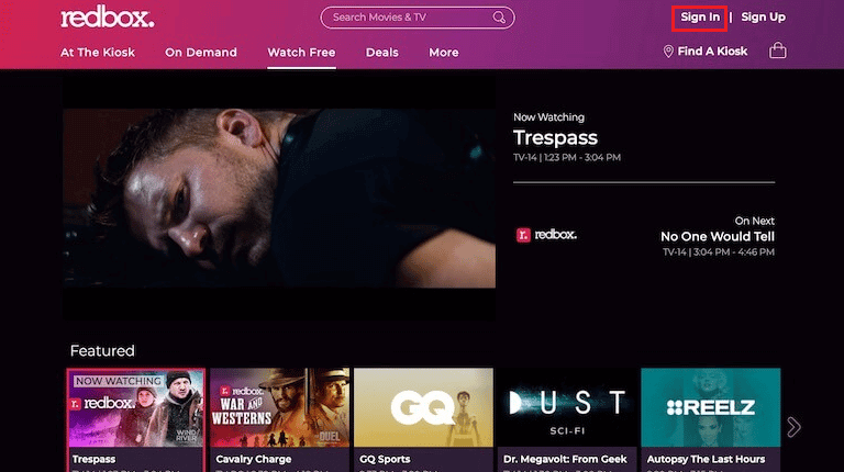 Visit-the-Redbox-website-on-your-browser-and-Sign-In-to-your-account كيفية الحصول على إيصالات Redbox