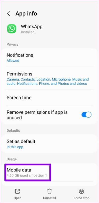 WhatsApp-Mobile-Data-Usage-on-Android-1-500x1024-1 أفضل 8 طرق لإصلاح تعذر إكمال خطأ النسخ الاحتياطي لـ WhatsApp على Android و iPhone