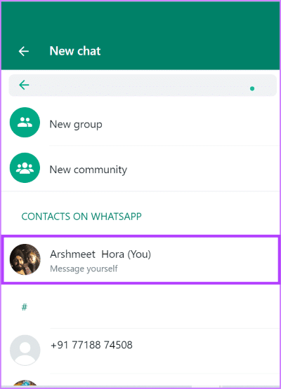 WhatsApp-Yourself-From-the-WhatsApp-Web-or-Desktop-App-2 كيف تراسل نفسك على WhatsApp من iPhone و Android و الويب و سطح المكتب