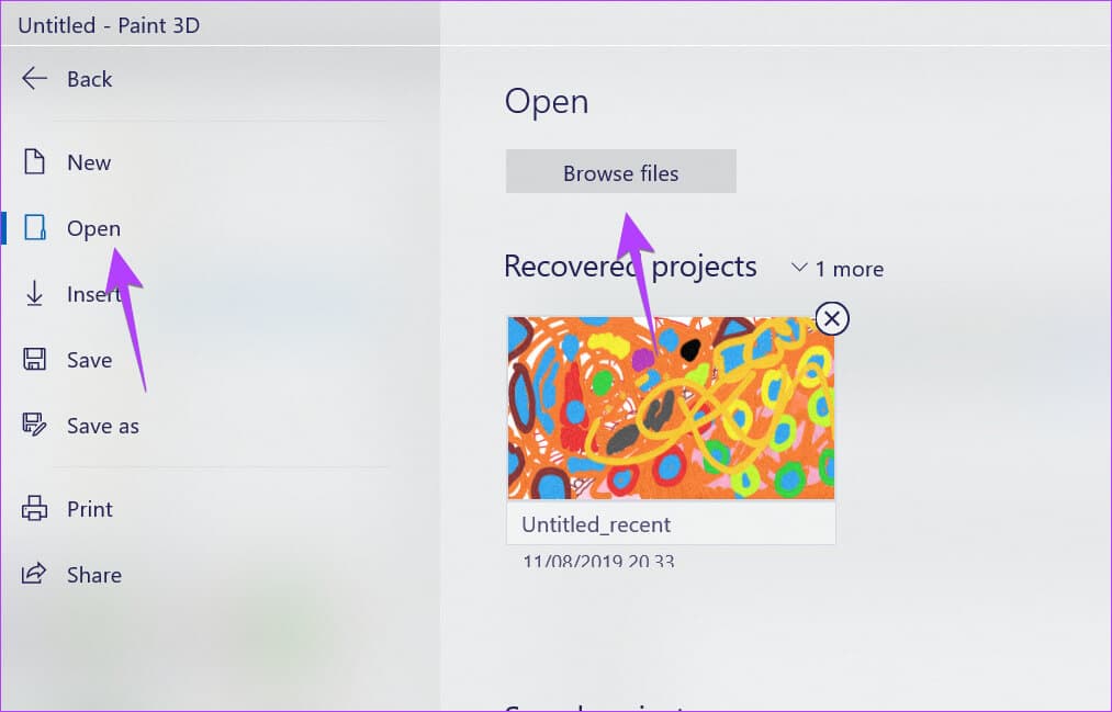 Windows-Paint-3D-Open-Image-2 4 طرق لإضافة أسهم أو نص إلى الصور على Windows