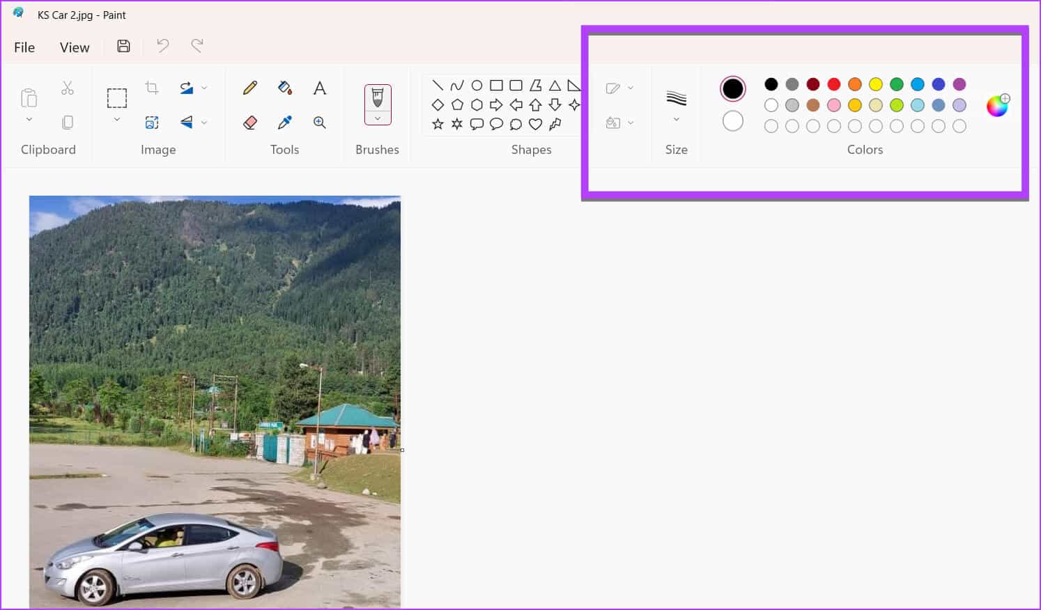 Windows-Paint-Edit-Arrow 4 طرق لإضافة أسهم أو نص إلى الصور على Windows