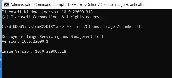 Windows11-User-Profile-DISM-Cleanup.jpg كيفية إصلاح خطأ "فشل خدمة ملف تعريف المستخدم في تسجيل الدخول" على Windows