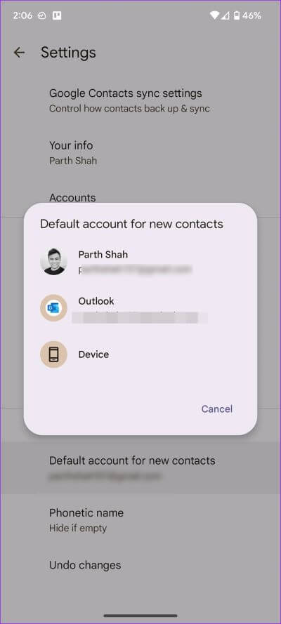 add-Outlook-contacts-on-Android-5 أفضل 3 طرق لإضافة جهات اتصال Outlook على Android
