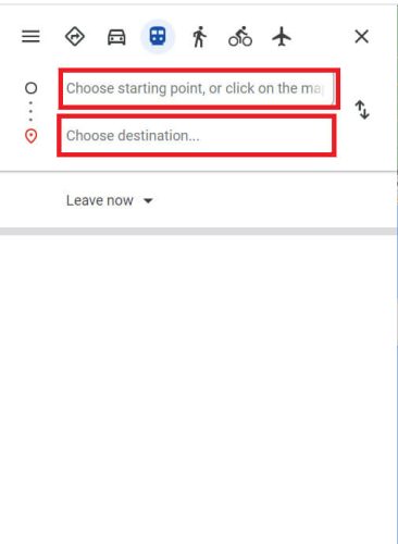 add-a-starting-point-and-destination-e1671638695233 كيفية الحصول على أسرع طريق من Google Maps مع وجهات متعددة
