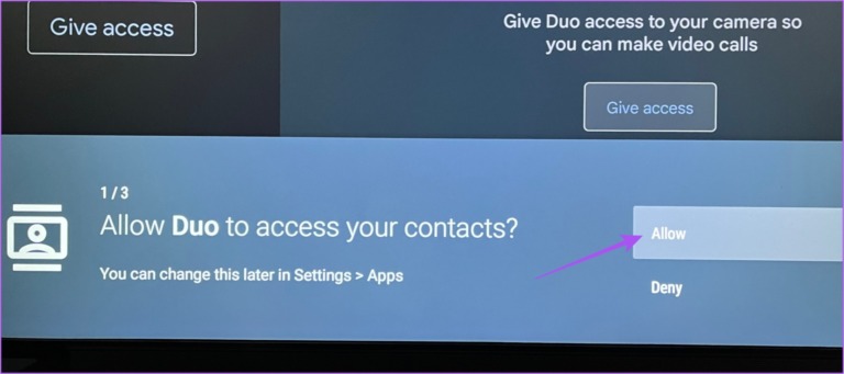 allow-duo-contact-access-android-tv-768x341-1 كيفية استخدام Google Duo على Android TV
