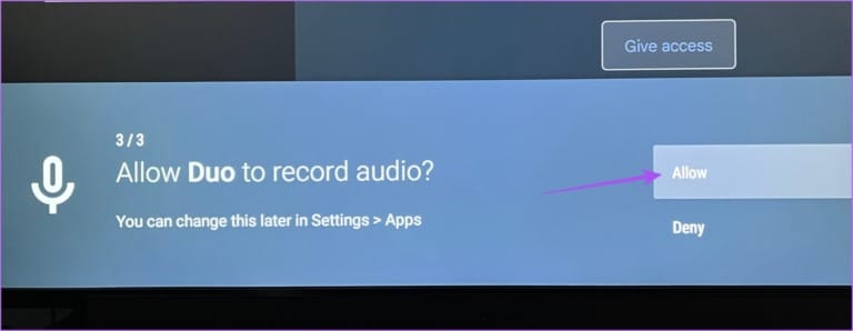 allow-duo-to-record-audio-android-tv-768x298-1 كيفية استخدام Google Duo على Android TV