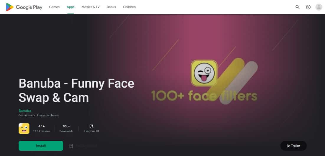 banuba-playstore أفضل 20 تطبيق لتحويل صور الوجه Face Morph مجاني على Android