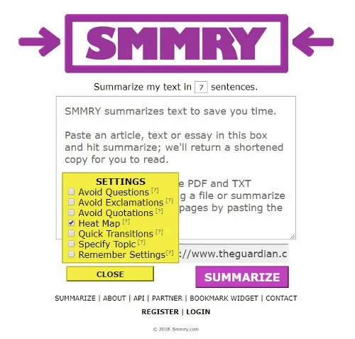 best-summarizing-tools-smmry.jpg 6 من أفضل أدوات التلخيص عبر الإنترنت لتقصير النص