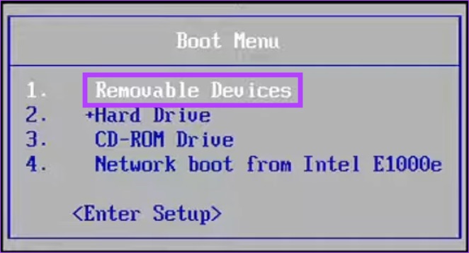 boot-from-a-USB-or-DVD-drive 8 طرق لإصلاح Windows عالق عند إصلاح أخطاء القرص