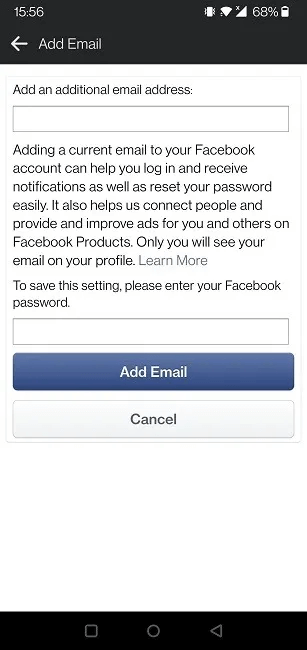 change-facebook-primary-email-mobile-add-new.jpg كيفية تغيير عنوان البريد الإلكتروني على Facebook
