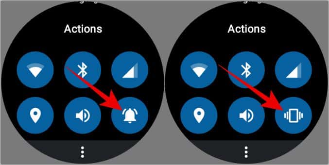 changing-sound-modes-on-simplewear-app-on-Galaxy-Watch كيفية التحكم في هاتف Android الخاص بك باستخدام Galaxy Watch / WearOS