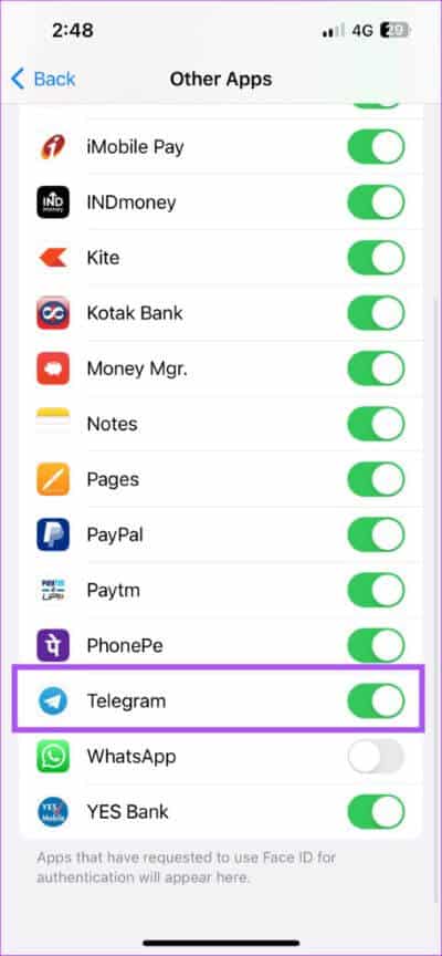 أفضل 5 إصلاحات لعدم عمل معرف الوجه Face ID في Telegram على iPhone - %categories