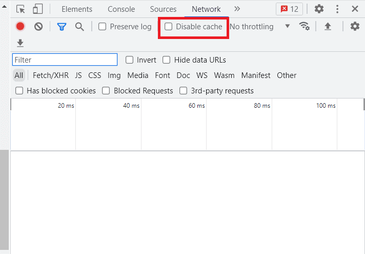 check-the-box-for-disable-cache-e1671168149155 كيفية تعطيل ذاكرة التخزين المؤقت في أدوات مطوري Chrome