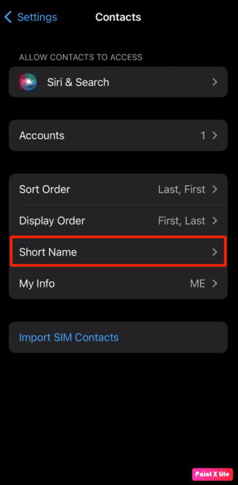 choose-short-name-option-e1671282754735 كيفية إصلاح اختفاء جميع أسماء جهات الاتصال على iPhone