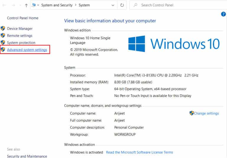 click-on-Advanced-System-Settings-768x536-1 إصلاح خطأ نظام Nox Player