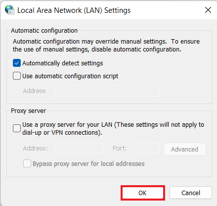 click-on-ok إصلاح الخطأ Err Proxy Connection Failed على Chrome