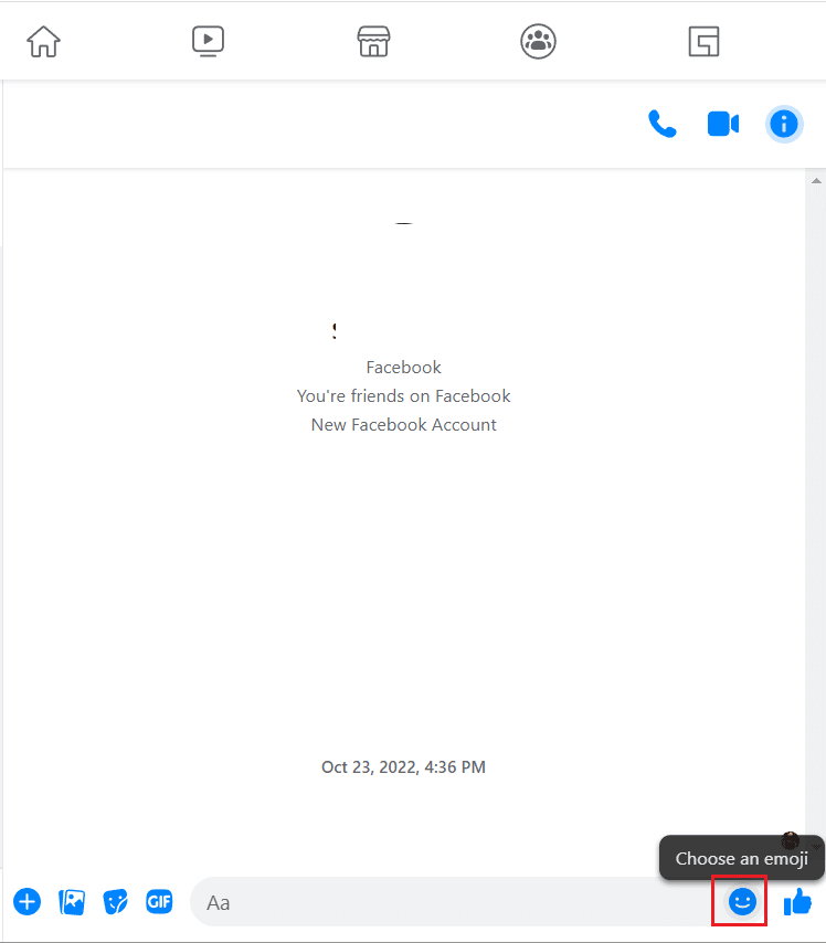 click-on-the-emoji-icon ما هي ميزة Facebook Wave "التلويح على Facebook"؟