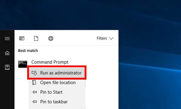 cmd_admin كيفية إعادة تعيين TCP / IP في أنظمة التشغيل Windows و Linux و macOS