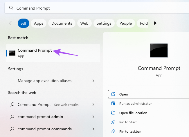 command-prompt-windows-11 أفضل 5 طرق لتهيئة وفورمات بطاقة SD على Windows 11