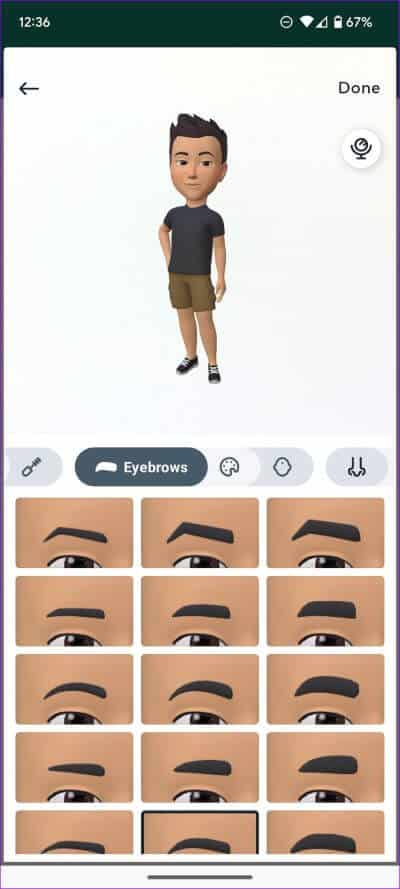 create-and-use-avatar-in-WhatsApp-12 كيفية إنشاء واستخدام الصور الرمزية (أفاتار) في WhatsApp