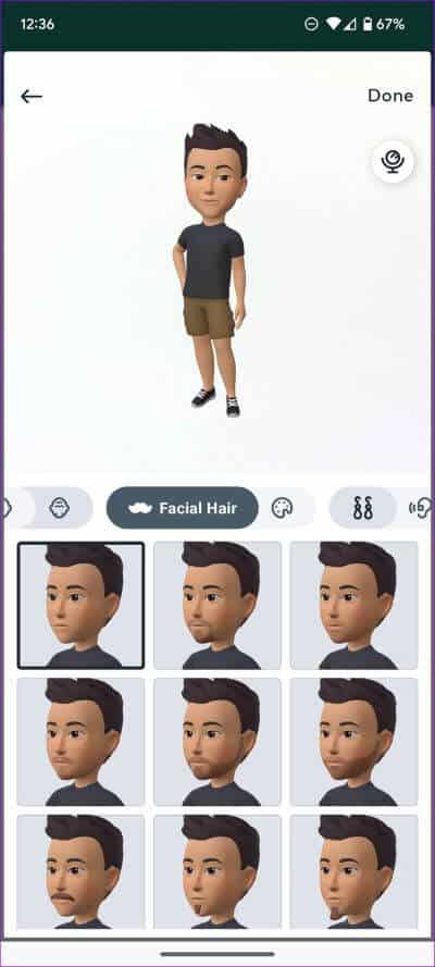 create-and-use-avatar-in-WhatsApp-15 كيفية إنشاء واستخدام الصور الرمزية (أفاتار) في WhatsApp