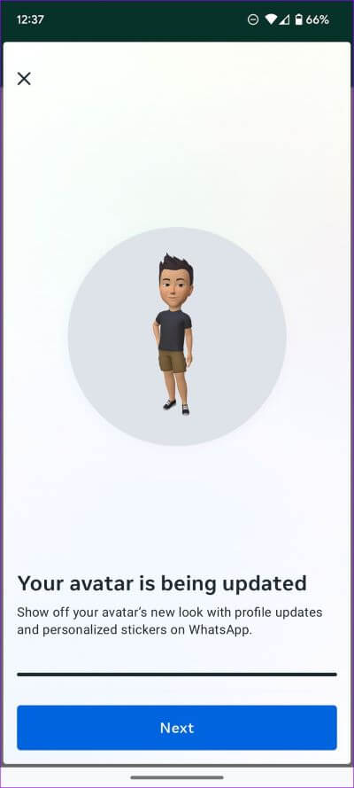 create-and-use-avatar-in-WhatsApp-18 كيفية إنشاء واستخدام الصور الرمزية (أفاتار) في WhatsApp