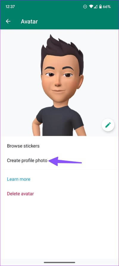create-and-use-avatar-in-WhatsApp-19 كيفية إنشاء واستخدام الصور الرمزية (أفاتار) في WhatsApp