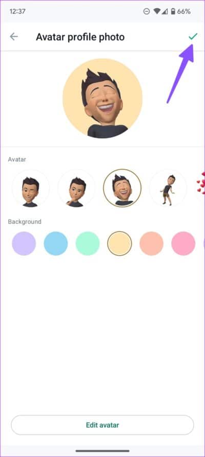 create-and-use-avatar-in-WhatsApp-20-e1670441973702 كيفية إنشاء واستخدام الصور الرمزية (أفاتار) في WhatsApp