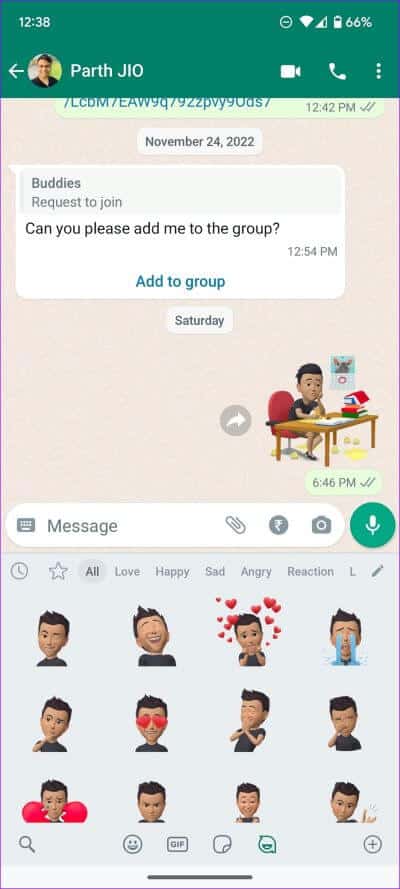 create-and-use-avatar-in-WhatsApp-23 كيفية إنشاء واستخدام الصور الرمزية (أفاتار) في WhatsApp