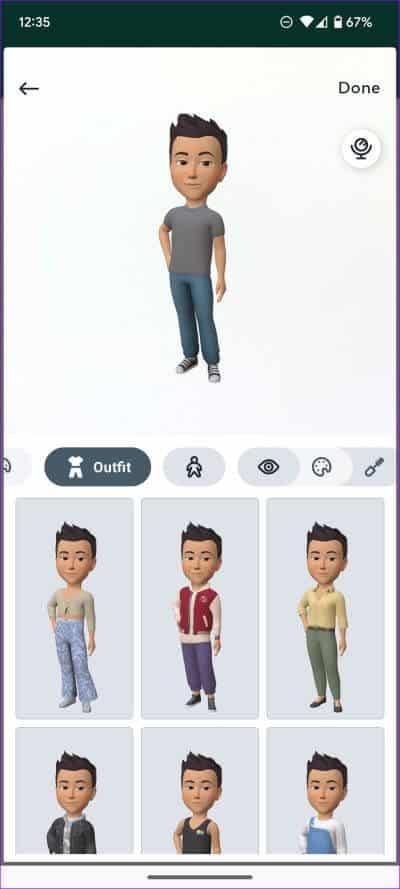 create-and-use-avatar-in-WhatsApp-9 كيفية إنشاء واستخدام الصور الرمزية (أفاتار) في WhatsApp