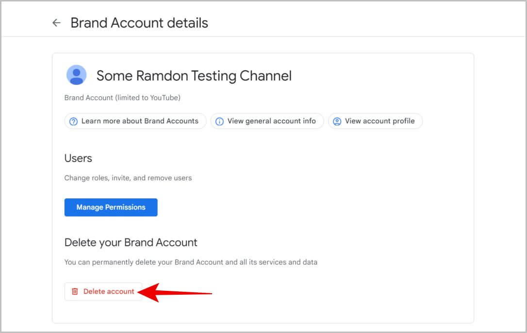delete-account-of-a-branded-channel-on-YouTube كيفية حذف قناتك على YouTube وقناة العلامة التجارية مع YouTube