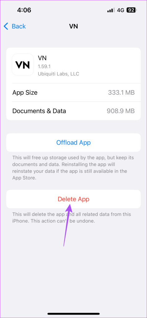 delete-app-iphone-storage-iphone-474x1024-2 أفضل 8 إصلاحات لعدم تنزيل صور iMessage على iPhone