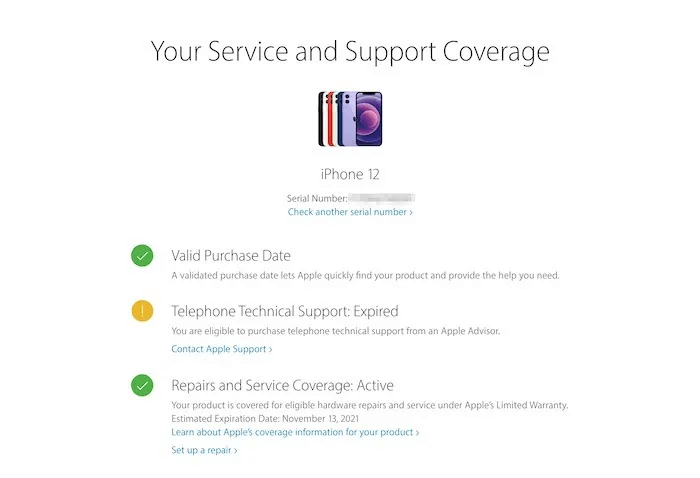 device-repairs-warranty-check-applecare.jpg وفر المال الذي تنفقه على إصلاحات الأجهزة من خلال فحص الضمان
