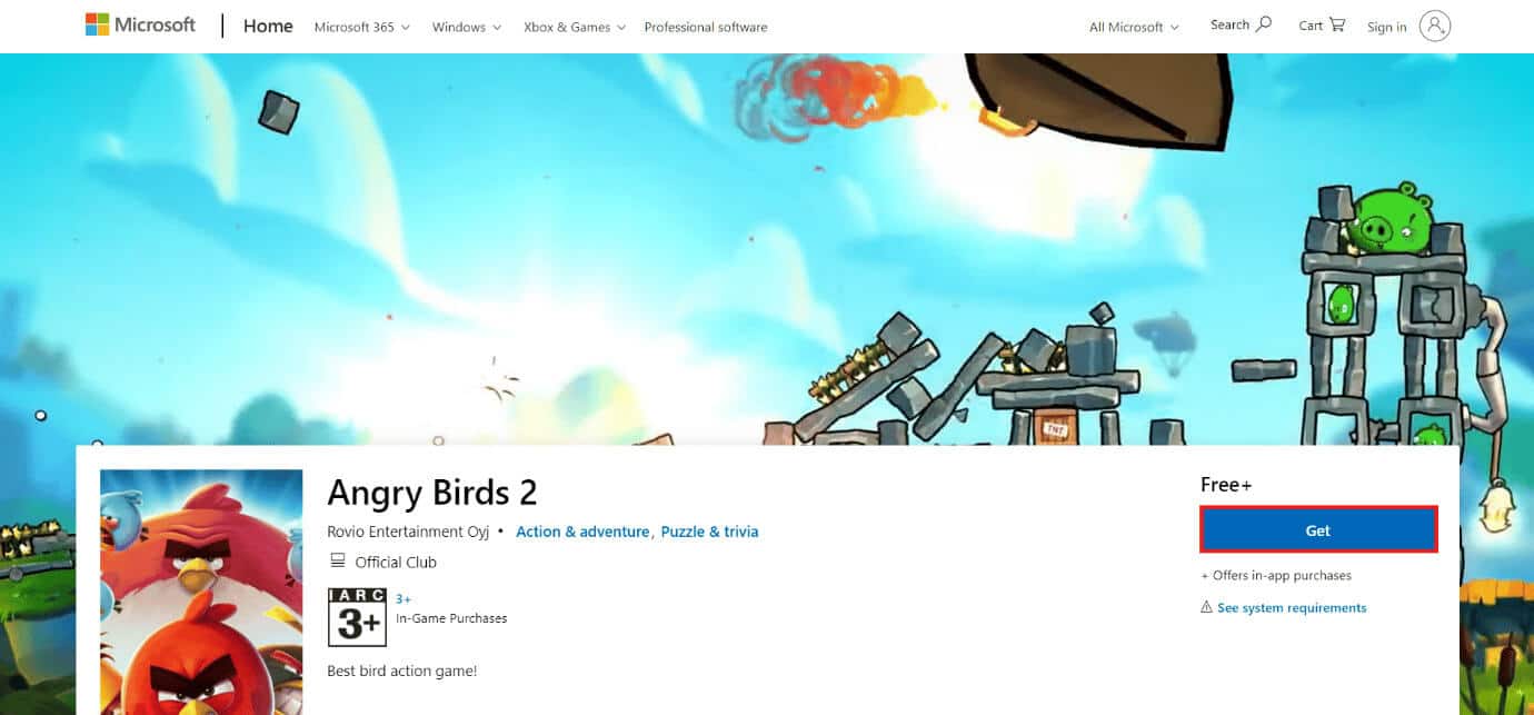 download-page-of-angry-birds-2 أفضل 50 لعبة على Windows 10 للتنزيل المجاني