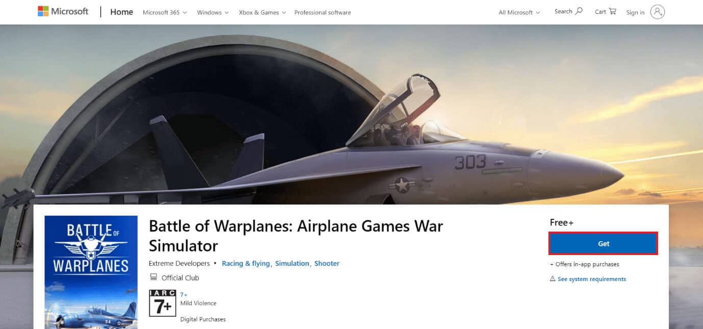 download-page-of-battle-of-warplanes-airplane-gam أفضل 50 لعبة على Windows 10 للتنزيل المجاني