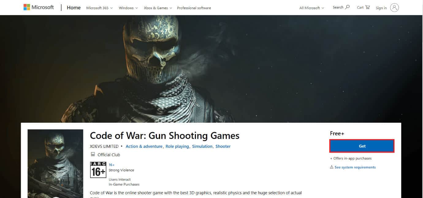 download-page-of-code-of-war أفضل 50 لعبة على Windows 10 للتنزيل المجاني