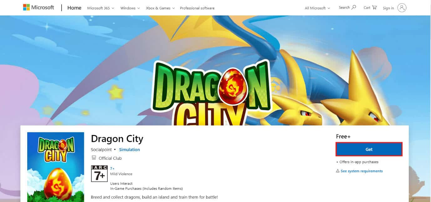 download-page-of-dragon-city أفضل 50 لعبة على Windows 10 للتنزيل المجاني