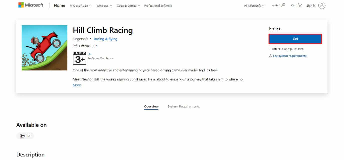 download-page-of-hill-climb-racing أفضل 50 لعبة على Windows 10 للتنزيل المجاني