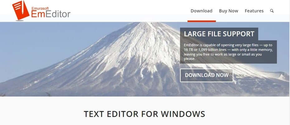emeditor أفضل 30 Code Editor "محرر كود" لـ Windows
