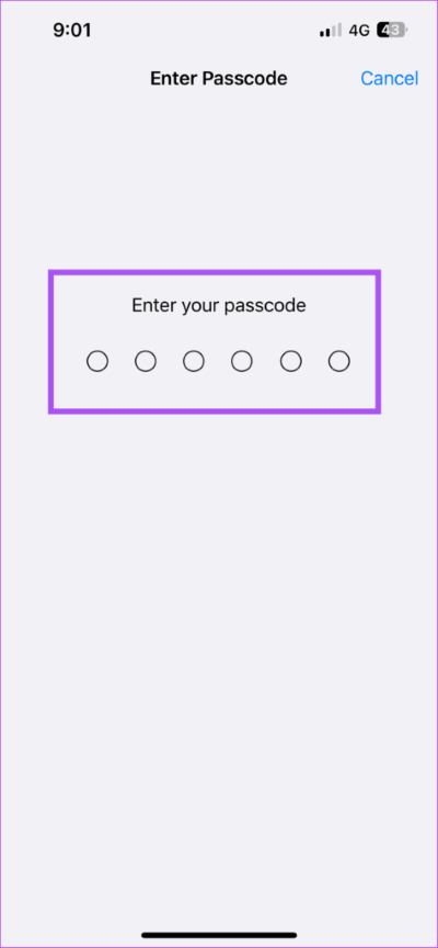 enter-passcode-face-id-and-passcode-iphone-474x1024-1 أفضل 5 إصلاحات لعدم عمل معرف الوجه Face ID في WhatsApp على iPhone