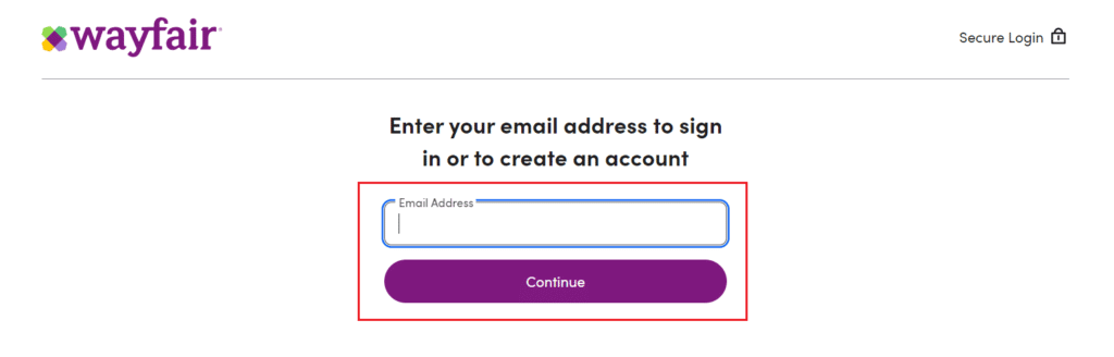 enter-your-Email-Address-and-click-on-Continue-1024x328-1 كيفية التخلص من برنامج Wayfair Professional