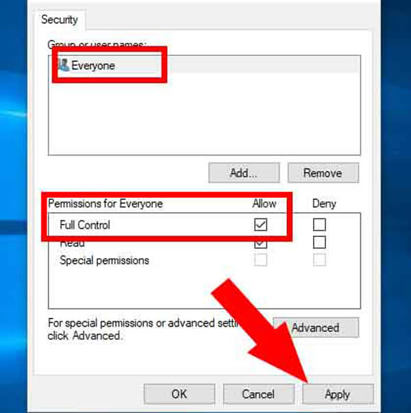 everyone_permissions-2 كيفية إعادة تعيين TCP / IP في أنظمة التشغيل Windows و Linux و macOS