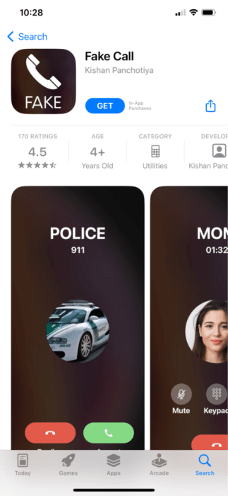 fake-call-app-store-1-473x1024-1-e1671714706150 22 من أفضل تطبيقات أرقام الهواتف المزيفة المجانية لـ iPhone