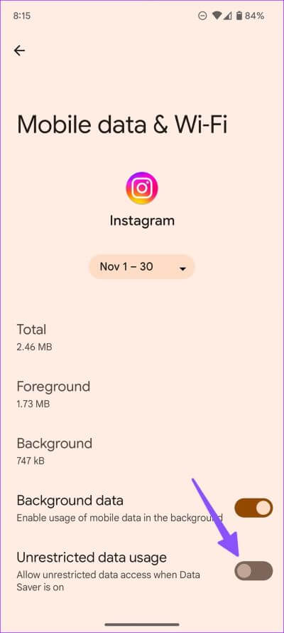 أفضل 9 طرق لإصلاح عدم عمل Instagram على بيانات الجوال - %categories