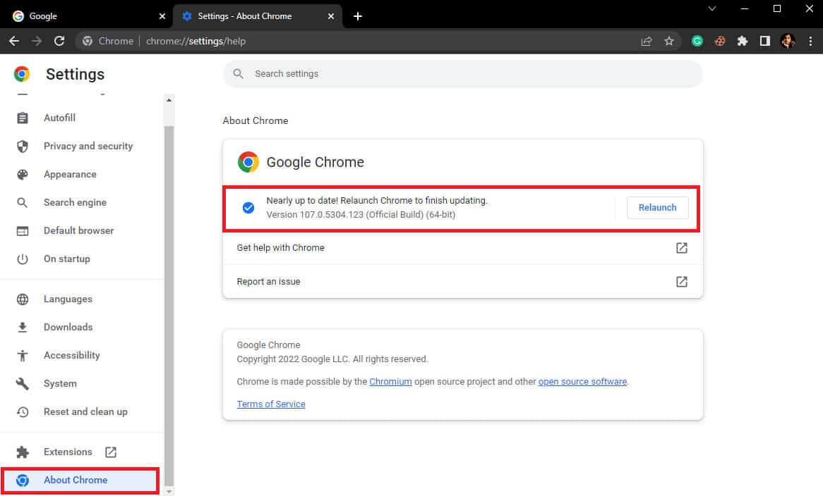 from-the-left-side-menu-click-on-about-chrome-an-1 إصلاح خطأ فشل فحص الفيروسات في Google Chrome