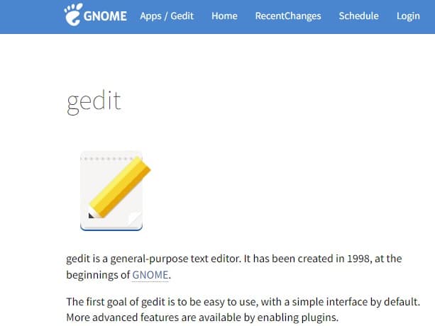 gedit أفضل 30 Code Editor "محرر كود" لـ Windows